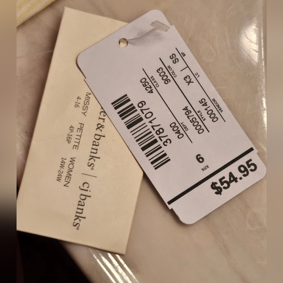 Christopher & Banks Comfort Stretch Slimming Crop Capri Pants Size 6 NWT - Picture 11 of 11